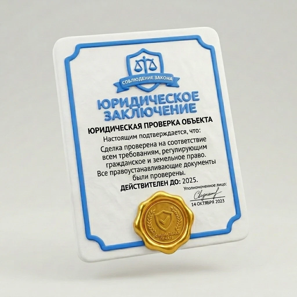 Юридическое заключение о безопасности сделки